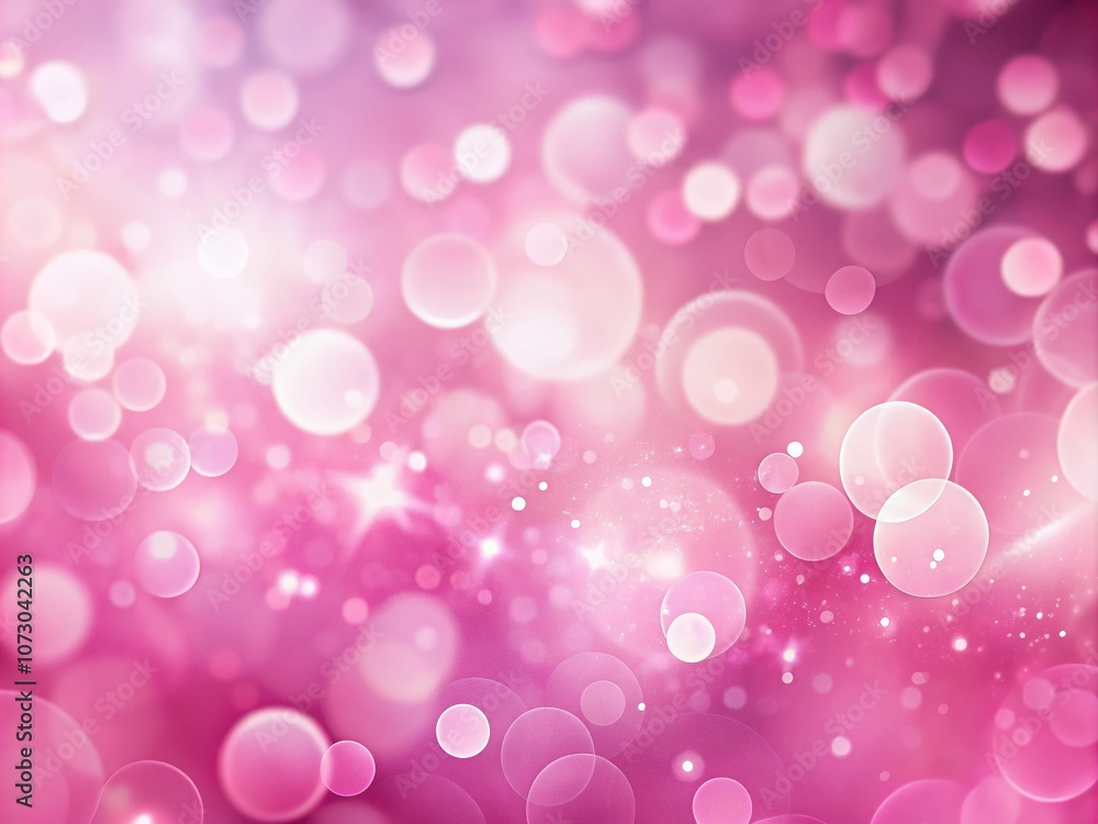 Aufkleber captivating pink abstract background with bokeh effect for creative web banners and templates, perfe