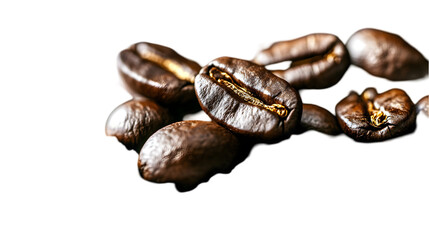 Roasted Coffee Beans Close Up 