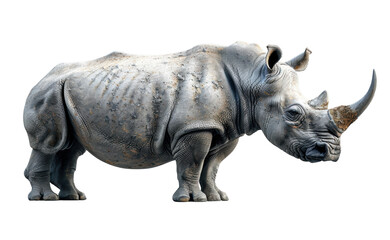 Obraz premium Wildlife of rhino. Animal clip art and element