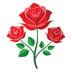 bouquet of red roses