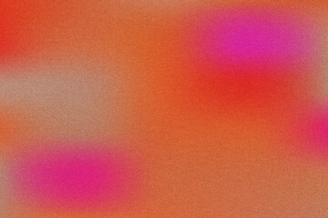 Abstract grainy gradient background with warm orange and pink tones, blurred background, color blending effect, aesthetic soft texture	