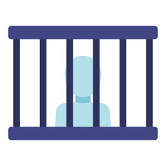 jail flat icon