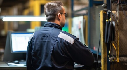 security worker at the work