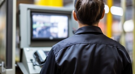 security worker at the work