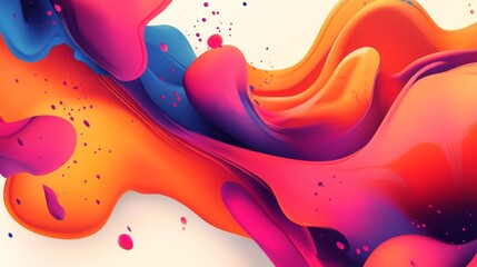 Bright and Colorful Abstract Background Design