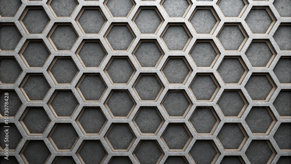 Aufkleber seamless hex background. abstract honeycomb cell. hexagon geometric pattern. design for the backgrou