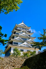 Fototapeta premium 福山城・天守閣（広島県・福山市）