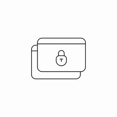 cyber security icon sign vector