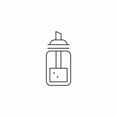 sugar jar icon sign vector