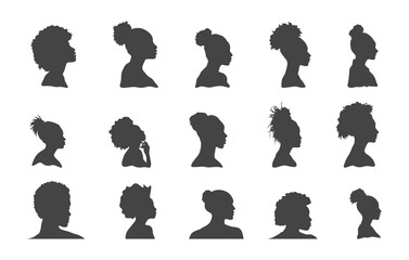 Black woman silhouette,  Black woman svg, Afro woman silhouette, Afro woman svg, African woman silhouette, Afrian woman svg.
