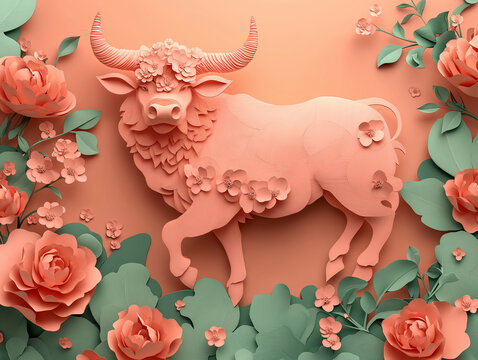 Ox Year of the Chinese Lunar Calendar. Horoscope and Zodiac of the lunar twelve year cycle