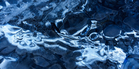 Glacier Ice Close Up