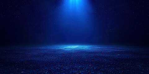 A blue sky with a bright light shining on it