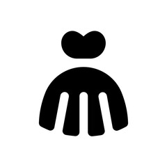 Wedding Dress Solid Icon