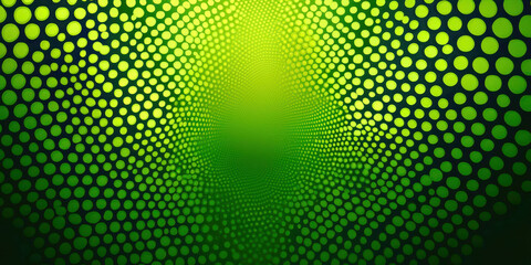 A green background with many small green dots