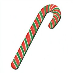 Fototapeta premium Classic Design Red and Green Candy Cane