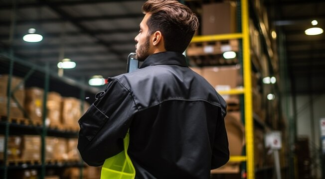 construction worker with yellow helmet at the work
