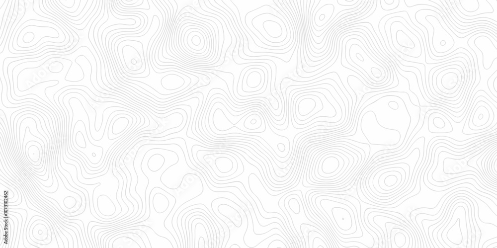 Poster contour abstract map relief land outline. topographic map patterns. white wave paper curved reliefs 