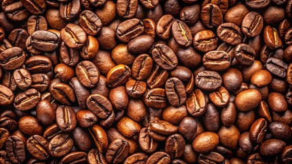 Obraz premium Rich and Aromatic Coffee Beans Background for Stunning Visuals and Culinary Inspiration in Stock Photography
