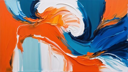 This Captivating Abstract Painting Showcases Vibrant Colors and Dynamic Forms for Modern Decor and Artistic Inspiration