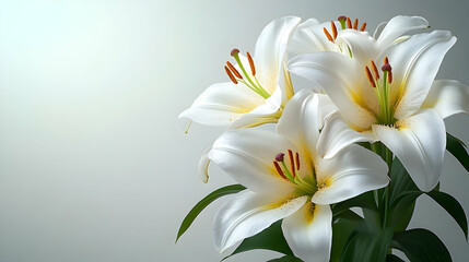 White Lilies Photo