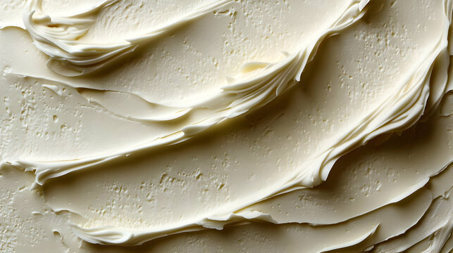 Creamy White Swirled Texture Background