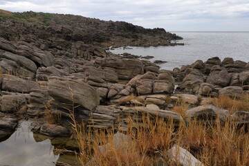 見渡す限りの岩