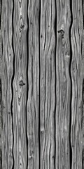 Black and white seamless pattern with realistic wood structure design, vector, vintage