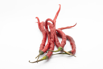chili isolated on white background