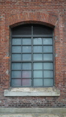 red brick walls and windows