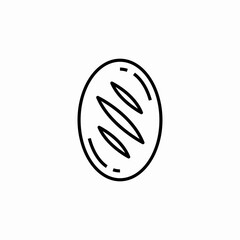 bread bakery icon sign vector