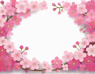 桜　フレーム　イラスト　素材