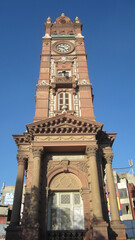 Faisalabad Clock Tower, ghanta ghar bazaar formerly known as Lyallpur Clock Tower Punjab Pakistan,...