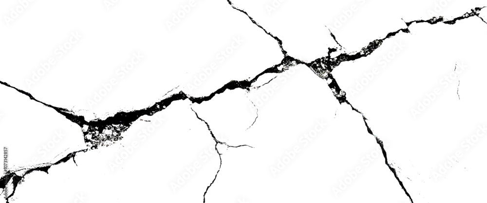 Poster vector grungy cracked texture on isolated pattern for abstract background.