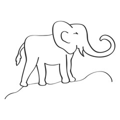  elephant vector illustration design