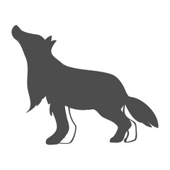  wolf vector icon illustration