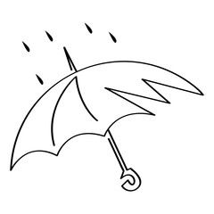 umbrella vector illustration design