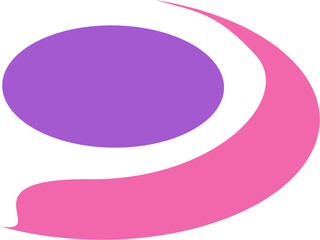 pink and blue circle
