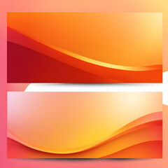 Obraz premium Yellow orange red abstract background with space for design. Gradient. Mother's Day, Valentine, September 1, autumn, thanksgiving. Web banner. Wide. Long. Panoramic. Website header.
