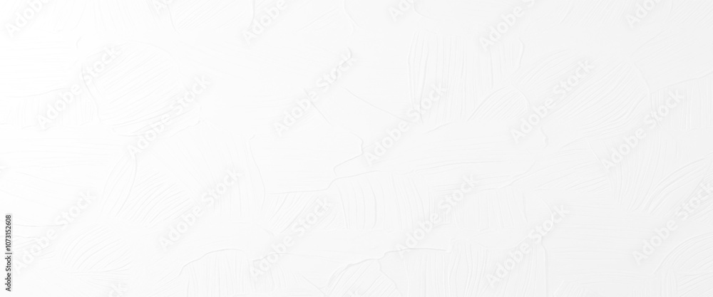 Poster vector white brush stroke blank background texture design element.