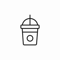 juice take away icon sign vector