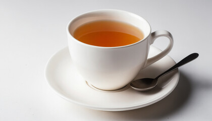 tea cup mug on a well lit white background