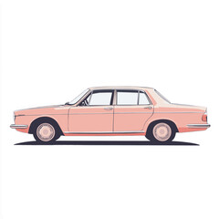 sports car vector side view