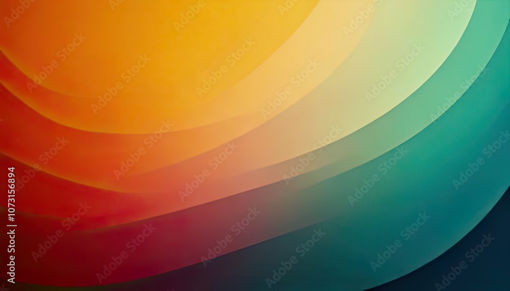 Poster this abstract gradient background is complemented by gentle shadows and a grainy texture.