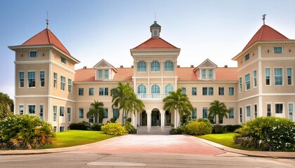 Naklejka premium Education Institutes, Universities, Colleges, and School Buildings