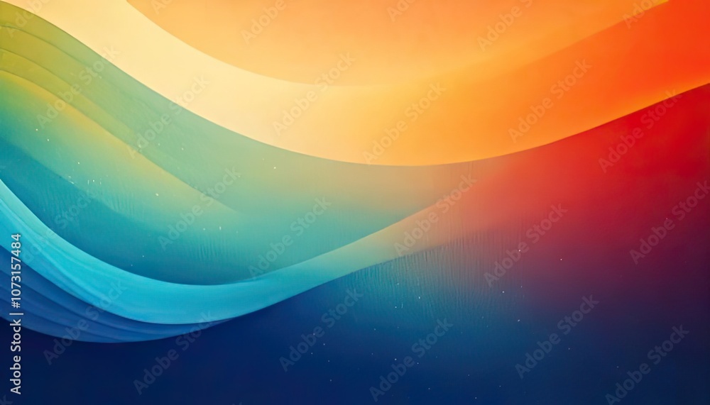 Poster this abstract gradient background is complemented by gentle shadows and a grainy texture.