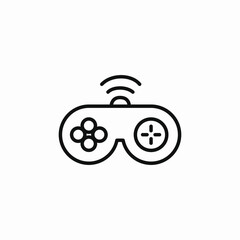 video game controller icon sign vector