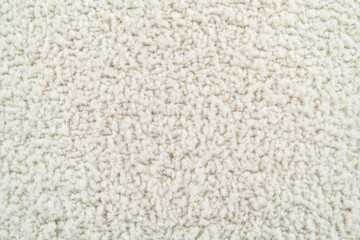 Minimalist Design with White Boucle Fabric Texture for Home Decor and Fashion Projects