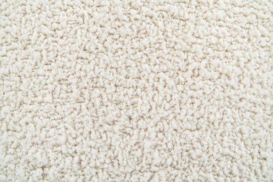 Minimalist Design with White Boucle Fabric Texture for Home Decor and Fashion Projects