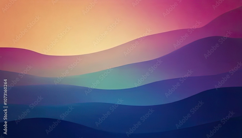 Poster this abstract gradient background is complemented by gentle shadows and a grainy texture.